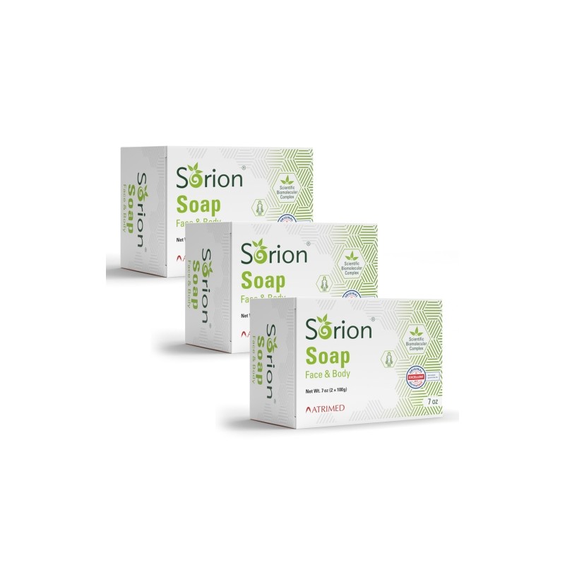 Sorion Soap 2 Bars (100g each) / 소리온 비누 1케이스(100g