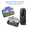 ByteBlaz 1080p Wireless Video Doorbell Camera, Smart AI Human Detection,