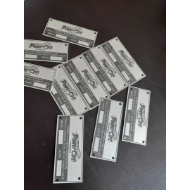 Unbranded Power Cat Powercat Tag ID Plate Scott McCulloch Outboard Inboard Boat Catamaran