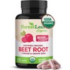 ForestLeaf USDA Organic Beet Root Capsules - Beetroot Supplement 16000
