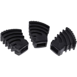 TUOREN 3/Pack Drum kit Rubber Feet Rack Stand Rubber Feet Drum Leg Protectors for Percussion Parts (Large - A)
