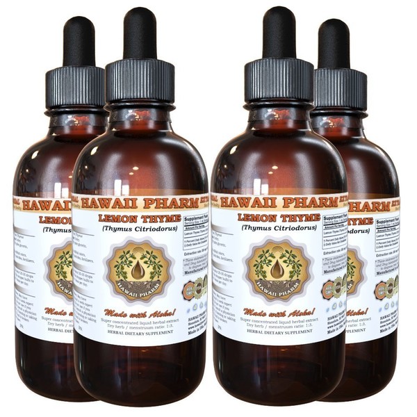 Hawaii Pharm Lemon Thyme Liquid Extract, Lemon Thyme (Thymus Citriodorus)