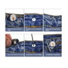 20 Piece Set of Jeans with Metal Buttons That can