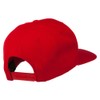 College Texas Embroidered Snapback Cap - Red OSFM