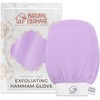 Manopla exfoliante facial y corporal lila XR-MRLJ-HL19 para hammam