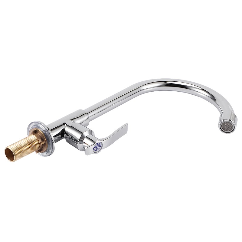 G1/2in Male Thread Zinc Alloy Kitchen Basin Sink Water Faucet