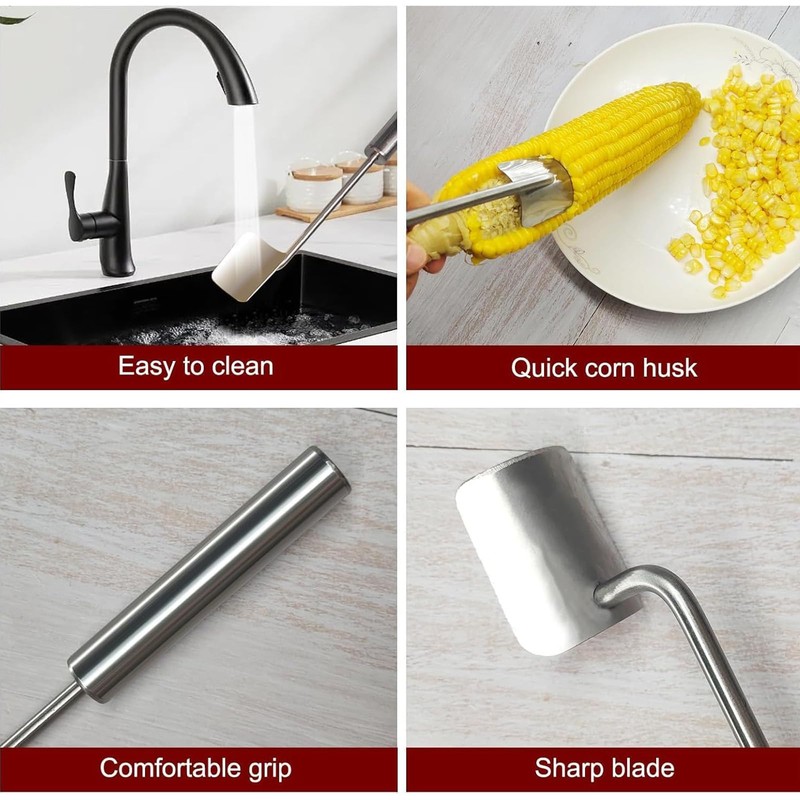 ZKSM Corn Peeler, Corn Cob Remover, Corn on the Cob