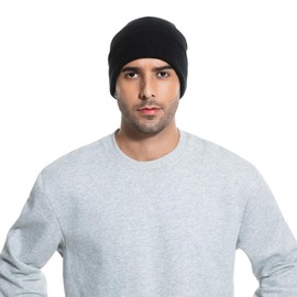 2THESTARS Beanie for Men Women Warm Winter Hat Windproof Thick Knitted Cuffed Unisex Skull Cap - Slate Blue