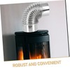 WHAMVOX Fireplace Vent Smoke Tube 3pc Stainless Steel Chimney Flue