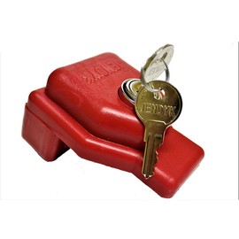 Jendyk Glad-KD Red Plastic Glad Hand Lock (Keyed Differently), 1 Pack