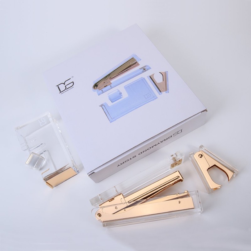 DS DRAYMOND STORY Acrylic Gold Stationery Bundle Set - 1