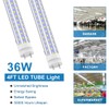 SHOPLED T8 LED Bulbs 4 Foot, 36W 6000K Cool White,