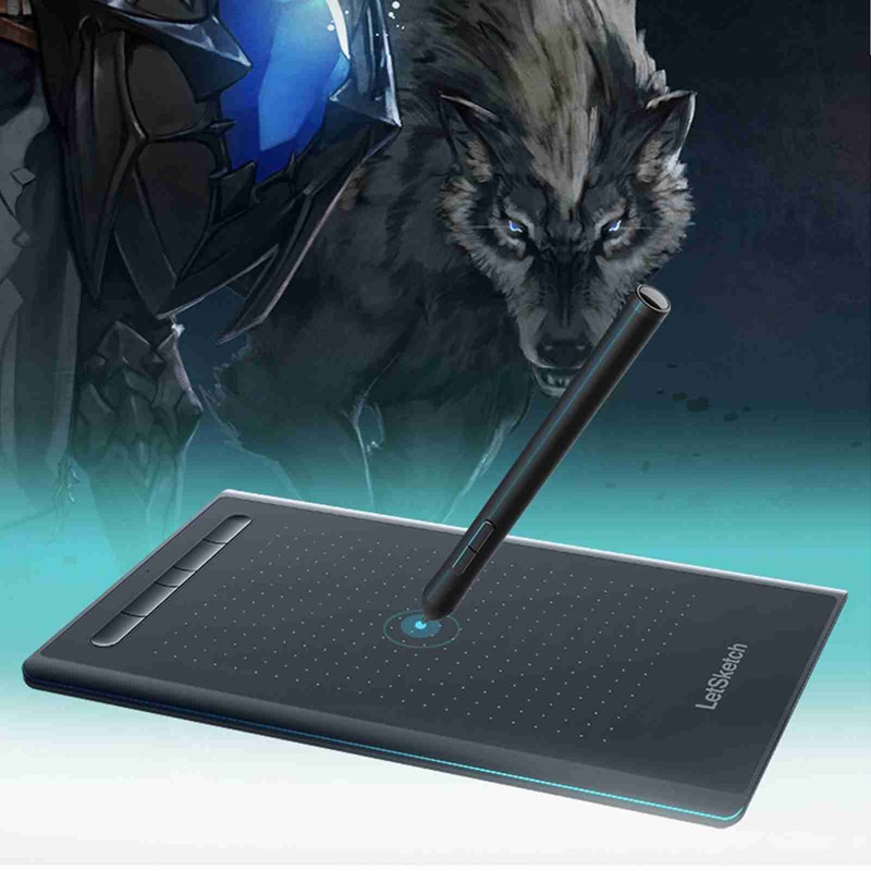 Graphics Tablet 8192 Levels Pressure 5080LPI High Resolution Compact Smart