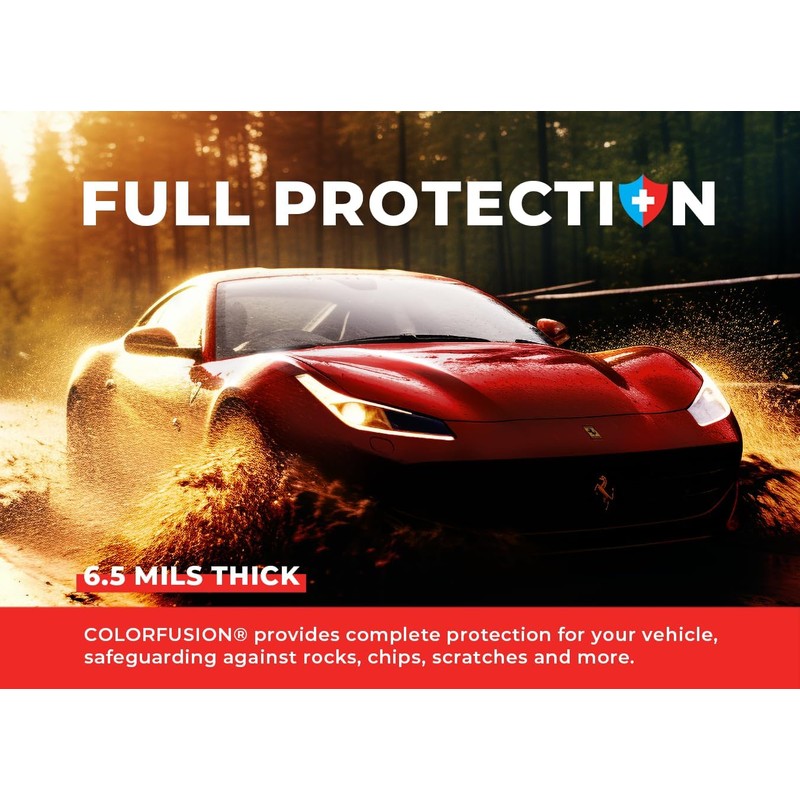 ColorFusion PPF by VViViD, Gloss Sinister Red Dry Apply PPF