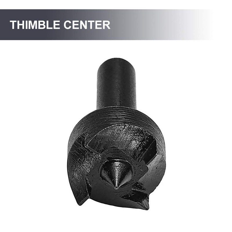 iayokocc Wood Lathe Turning Spur Cup Center, Thimble Drill Bit