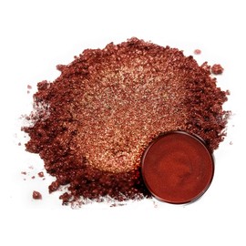 Eye Candy Pigments Premium Copper Mica Powder - Shinba Copper (50gr) - for Epoxy, Resin, Soap, Paint, Woodworking, Acrylic Pouring, Bath Bombs, Fishing Lures - DIY Arts and Crafts Additive