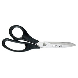 Milward 1 x Left-Hand Tailors Shears with Plastic Handle, Steel, Multi-Colour, 21 cm