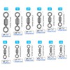 100 Pcs Fishing Swivels Saltwater, 100% 304 Stainless Steel Power