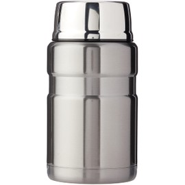 Thermos Food Flask, Gun Metal, 9.4 x 9.4 x 18.3 cm