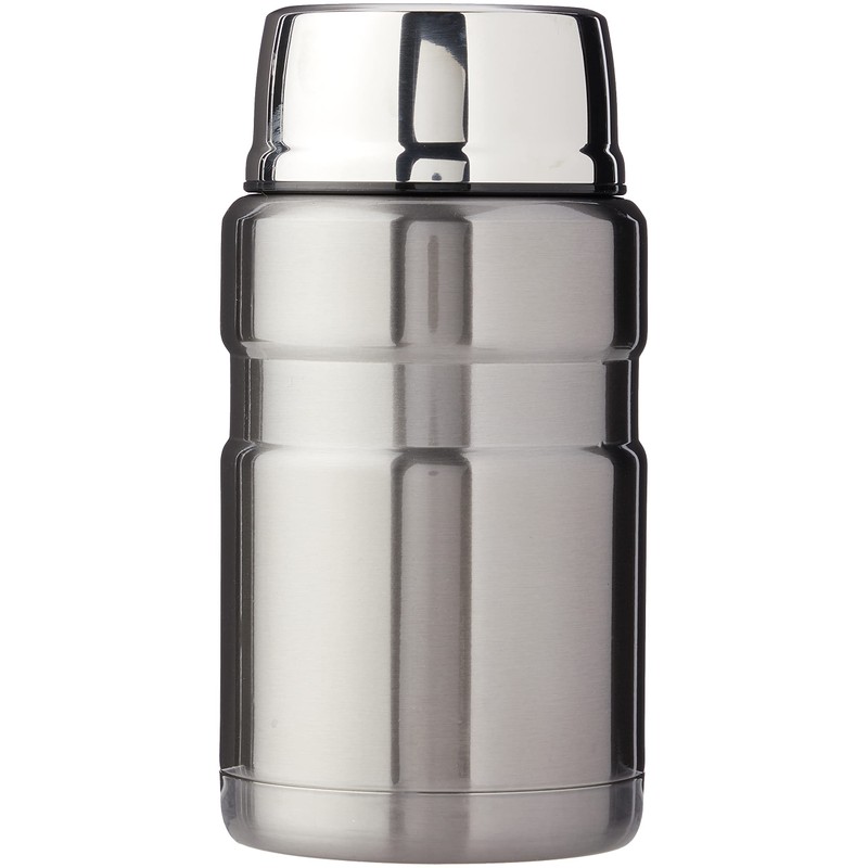 Thermos Food Flask, Gun Metal, 9.4 x 9.4 x 18.3