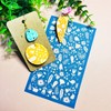 Silk Screen Stencils for Polymer Clay, 3PCS Reusable Silkscreen Print