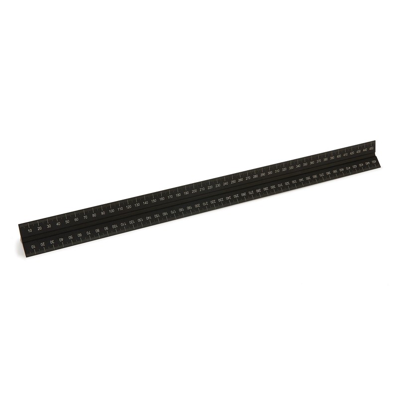 Pinnacle Triangle Ruler – 18” – Imperial and Metric