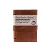 Lama Li Leather Journal, 3" x 4", Brown