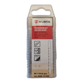 Würth Jigsaw Blades Wood Pack of 25 (0608115900)