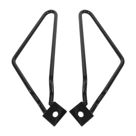 Motorcycle Saddle Bag Holder, 2 x Motorcycle Saddle Bag Holder Support for XL883 / 1200 HD1450 / 1584, black