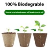 DOOPP 3.15 Inch Seedling Peat Pots, Biodegradable Seed Starters with