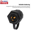 CNLINKO YM-20 3-Pin Waterproof Connector, IP68 Circular Connector, Quick Plug