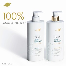 Dove Conditioner Daily Moisture for Dry Hair with Bio-Protein Care Technology and Hyaluronic Serum 28 Fl Oz