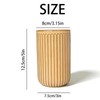 Ceramic Toothbrush Cup for Bathroom, Ceramic Toothbrush Holder, Toothpaste Organizer