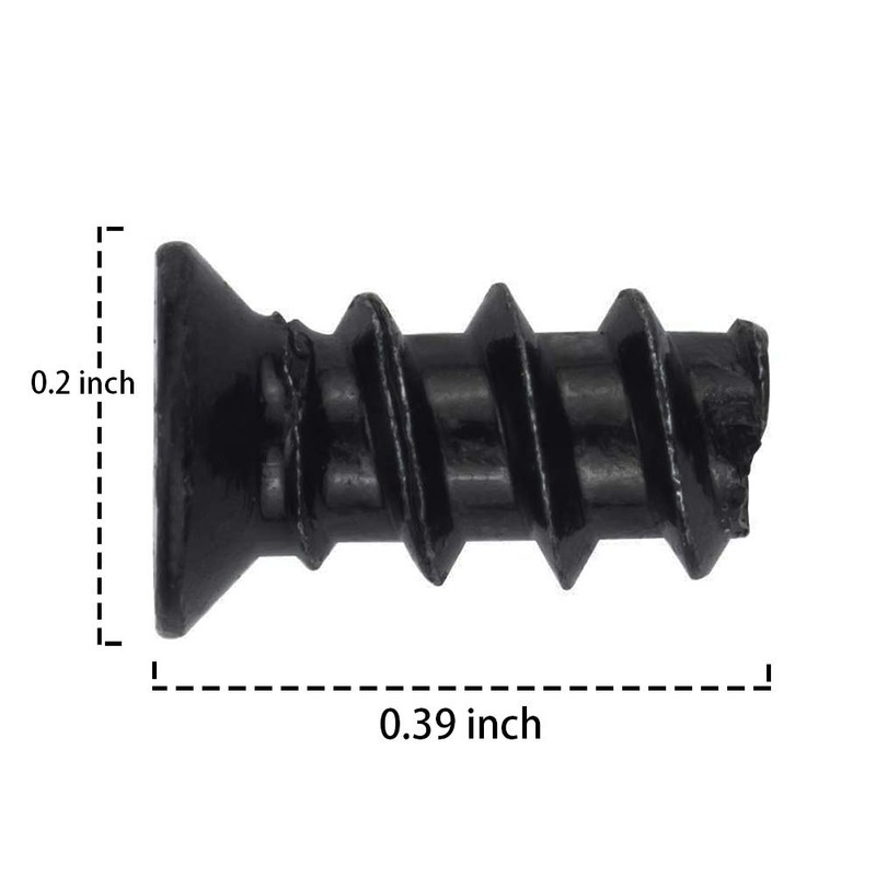 Black Computer Case Fan Screws (50 Pack)