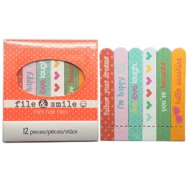 Mini Nail File Set - Professional Manicure Kit for Natural and Artificial Nails - Emery Board Files