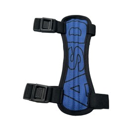 Archery Arm Guard. 17CM X 6CM. BLUE. 2 STRAP