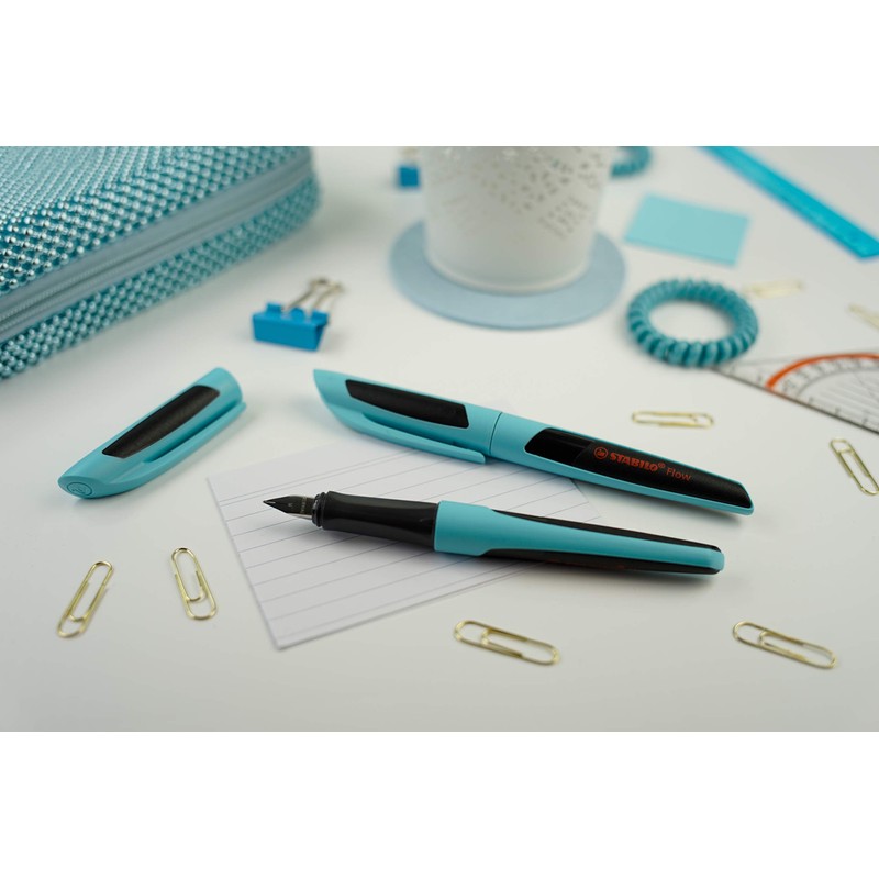 Fountain Pen - STABILO Flow - SPORTY - Puristblue/Black