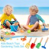 Motionchic 12 Pcs Kids Gardening Tools Metal Garden Tools Including