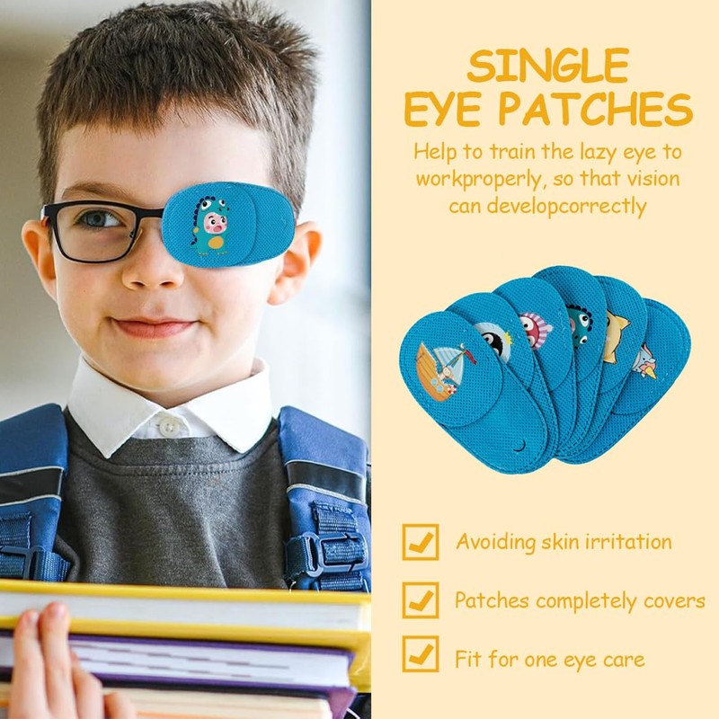 XPEX Pack of 6 eye patches, eye patches, medical eye