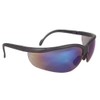 Safety Glasses, Blue Mirror 9.75 Base Curve Lens, Rubber Nosepiece, JR0170ID