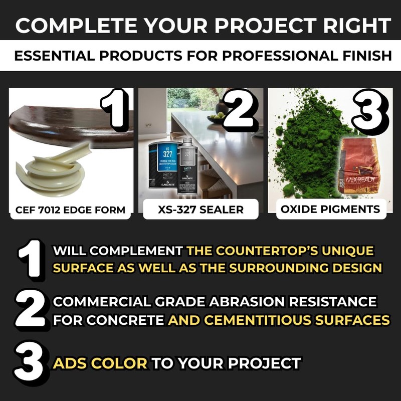 Concrete Countertop Forms – Flexible Urethane Rubber Mold for Custom