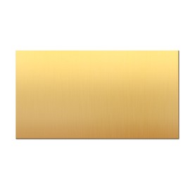 Brass Sheet 2" x 4" 14 Gauge (2mm) Thickness 99.9% Pure Brass Plate Engraving Craft Jewelry
