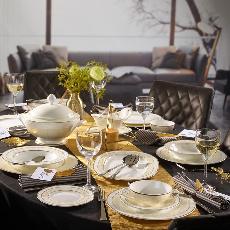 Villeroy & Boch 10-4390-2700 Ivoire Suppenteller, Porzellan, 1043902700