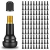Zocipro Pack of 100 TR414 Rubber Valves Car, Universal Rubber