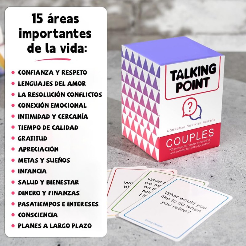 NINOMO Tarjetas Juego de Pareja, Juego de Preguntas para Parejas
