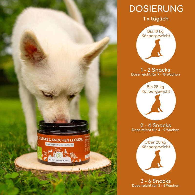 Wolfsbacher Joint Tablets for Dogs as Snack | Joints &