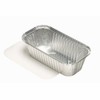 Aluminium All-Purpose Bowls with Insert Lids, Cardboard, PE Coated, Square,