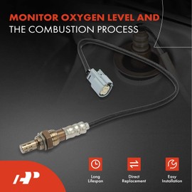 A-Premium - Sensor de oxígeno O2 compatible con Ford F-250 Super Duty, F-350 Super Duty, Explorer, Fusion, Edge, Tauro, E-350 Super Duty, E-450 Super Duty y Lincoln MKZ, MKX, MKS, Downstream, juego de