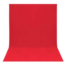 Easy-Going 5Wx7L ft Red Background Muslin Backdrop, Photo Studio, Collapsible High Density Screen for Video Photography and Television