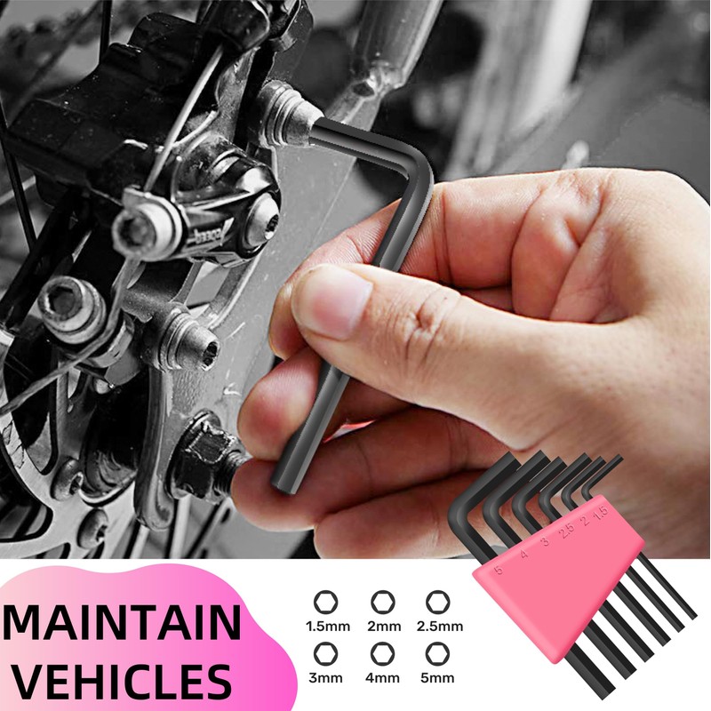 24 PCS Pink Tool Kit for Women Ladies, Home Small